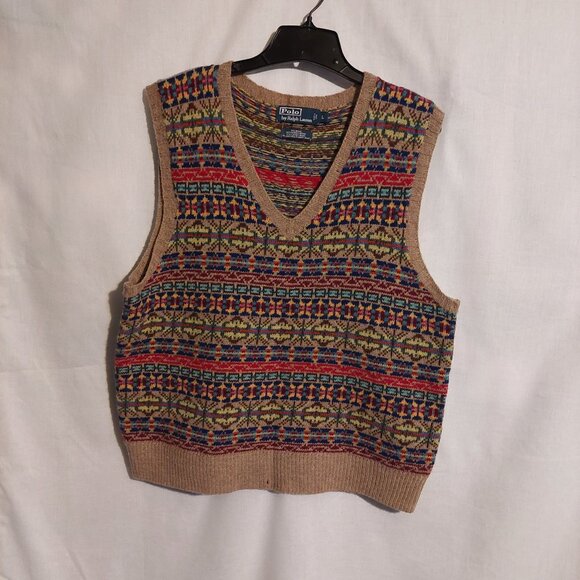 Polo Ralph Lauren Hand-Knit Fair Isle Wool-Rabbit Blend